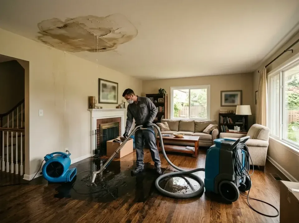 attic-pipe-burst-ceiling-drip-008 — frequently asked questions, Water Damage Restoration & Carpet Care in Chetek, WI